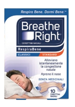 CEROTTI NASALI BREATHE RIGHT CLASSICI 10 PEZZI - Farmacia Mortise