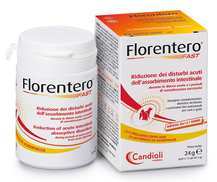 FLORENTERO FAST BARATTOLO DA 12 COMPRESSE APPETIBILI DA 2 G - Farmacia Mortise