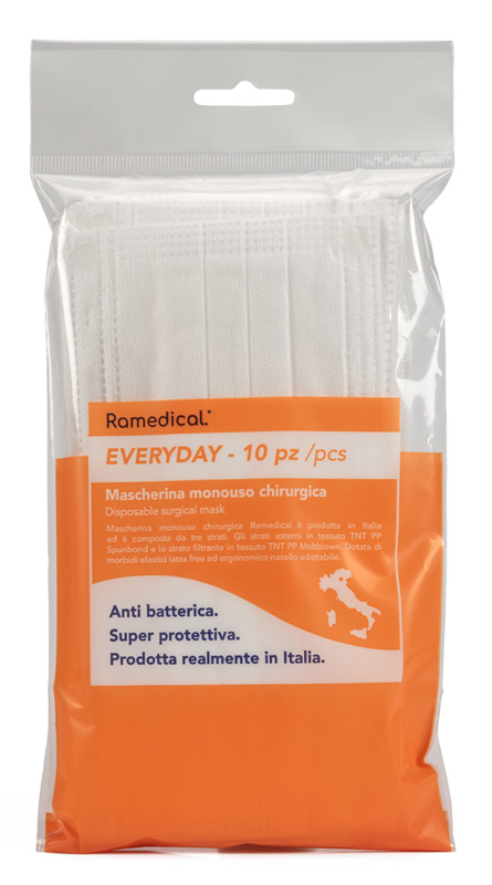 MASCHERINA CHIRURGICA TIPO II EVERYDAY BIANCO 10 PEZZI - Farmacia Mortise
