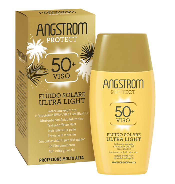 ANGSTROM FLUIDO SOLARE VISO ULTRA LIGHT SPF 50+ 40 ML - Farmacia Mortise