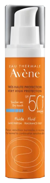 AVENE SOL FLUIDO SPF50+ SENZA PROFUMO NUOVA FORMULA 50 ML - Farmacia Mortise