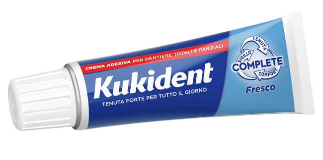 KUKIDENT FRESCO CREMA ADESIVA DENTIERE 40 G - Farmacia Mortise