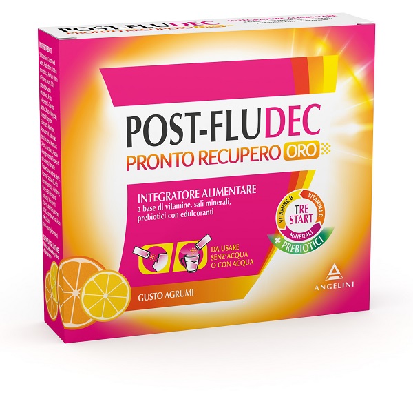 POSTFLUDEC AGRUMI PRONTO RECUPERO ORO 12 BUSTINE - Farmacia Mortise