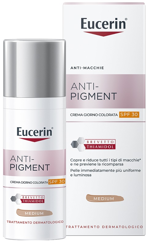 EUCERIN ANTI-PIGMENT GIORNO SPF30 COLORATO MEDIUM 50 ML - Farmacia Mortise