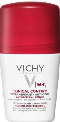 VICHY DEODORANTE CLINICAL CONTROL 96H ROLL 50 ML - Farmacia Mortise
