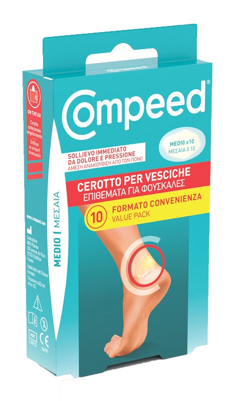 CEROTTI COMPEED PER VESCICHE MEDIO 10 PEZZI CARTON - Farmacia Mortise