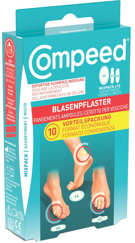 CEROTTI COMPEED PER VESCICHE MISTO BOX 10 PEZZI - Farmacia Mortise