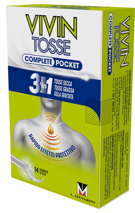 VIVIN TOSSE COMPLETE POCKET 14 STICK PACK DA 10 ML - Farmacia Mortise