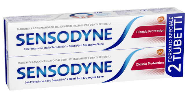 SENSODYNE CLASSICO PROTECTION 2 X 75 ML - Farmacia Mortise