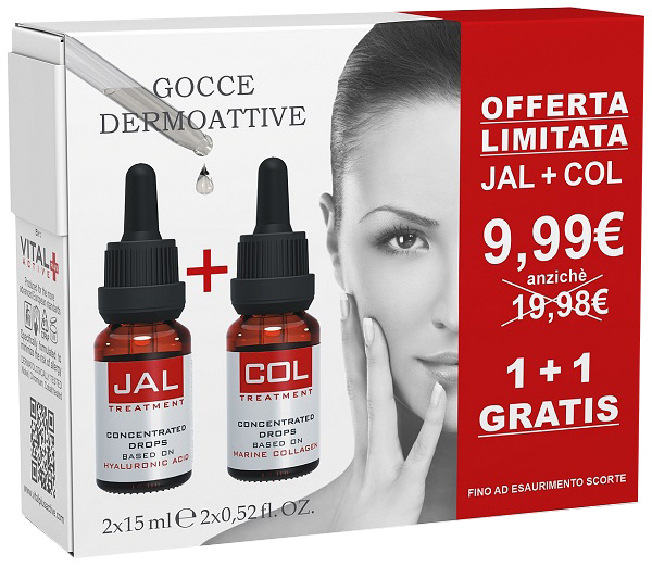 VITAL PLUS ACTIVE GOCCE DERMOATTIVE JAL 15 ML + COL 15 ML - Farmacia Mortise