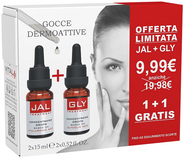 VITAL PLUS ACTIVE GOCCE DERMOATTIVE JAL 15 ML + GLY 30 ML - Farmacia Mortise