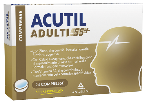 ACUTIL ADULTI 55+ 24 COMPRESSE IT - Farmacia Mortise