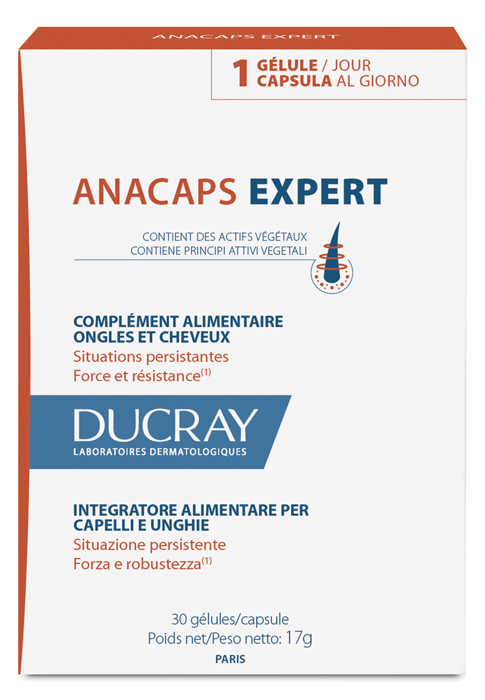 DUCRAY ANACAPS EXPERT CAPELLI E UNGHIE 30 CAPSULE - Farmacia Mortise