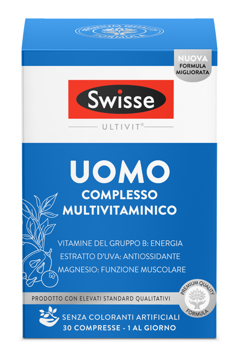 SWISSE MULTIVITAMINICO UOMO 30 COMPRESSE - Farmacia Mortise