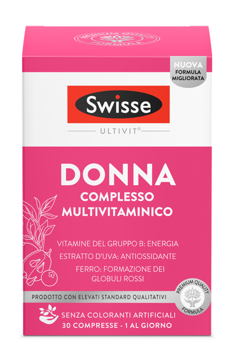 SWISSE MULTIVITAMINICO DONNA 30 COMPRESSE - Farmacia Mortise