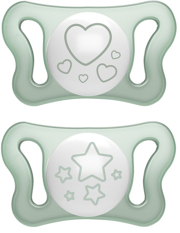 CHICCO SUCCHIETTO MICRO LUMI SILICONE 0-2M 2 PEZZI - Farmacia Mortise