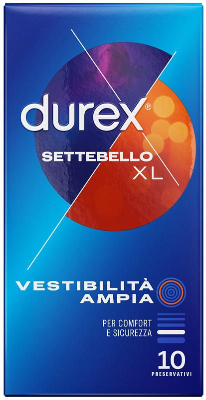 PROFILATTICO DUREX SETTEBELLO EXTRALARGE 10 PEZZI - Farmacia Mortise