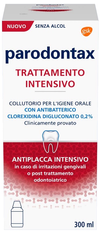PARODONTAX TRATTAMENTO INTENSIVO CLOREXIDINA 0,2% - Farmacia Mortise