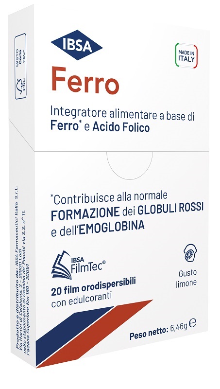FERRO IBSA 20 FILM ORODISPERSIBILI - Farmacia Mortise