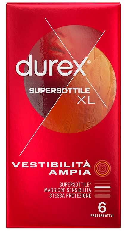 PROFILATTICO DUREX SUPERSOTTILE XL 6 PEZZI - Farmacia Mortise