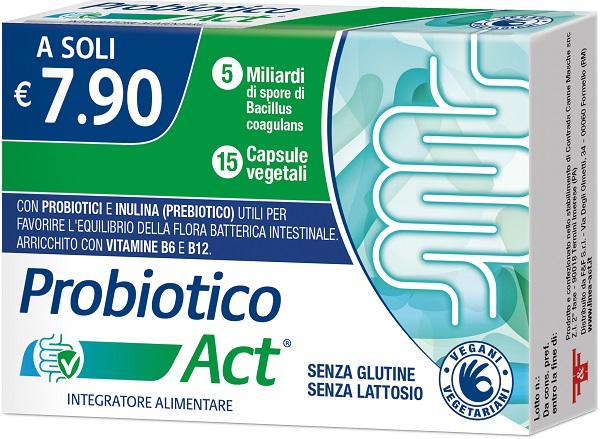 PROBIOTICO ACT 15 CAPSULE VEGETALI - Farmacia Mortise