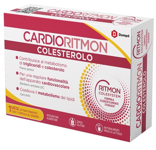 CARDIORITMON COLESTEROLO 30 CAPSULE - Farmacia Mortise