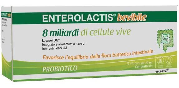 ENTEROLACTIS BEVIBILE 12 FLACONCINI X 10 ML - Farmacia Mortise