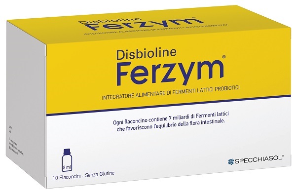 DISBIOLINE FERZYM 10 FLACONCINI DA 8 ML - Farmacia Mortise