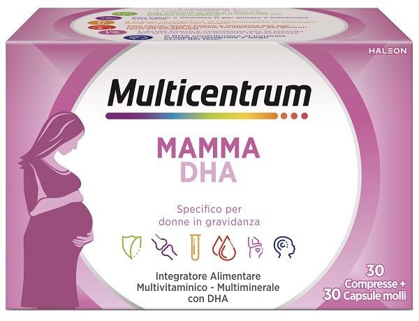 MULTICENTRUM MAMMA DHA 30 COMPRESSE + 30 CAPSULE - Farmacia Mortise