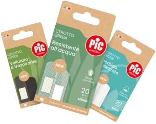 CEROTTO PIC GREEN BAMBU' ALOE MEDIO 20 PEZZI - Farmacia Mortise