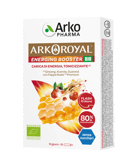 ARKOROYAL ENERGING BOOSTER BIO 10 FLACONCINI - Farmacia Mortise