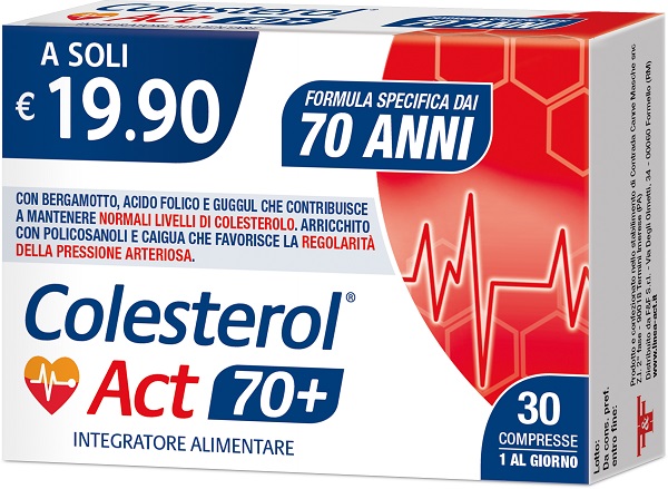 COLESTEROL ACT 70+ 30 COMPRESSE - Farmacia Mortise