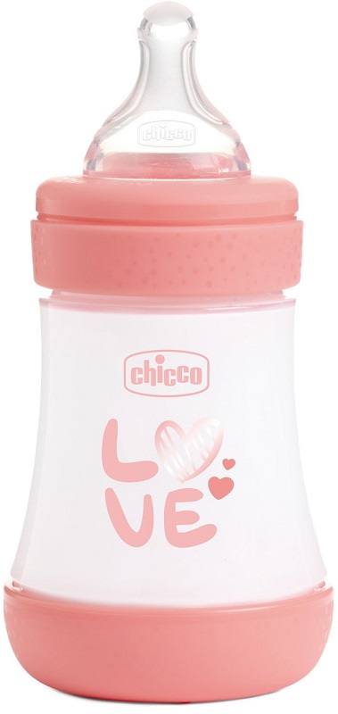 CHICCO BIBERON P5 150ML SLOW SILICONE GIRL - Farmacia Mortise
