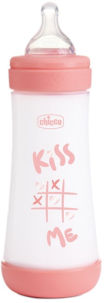 CHICCO BIBERON P5 300ML FAST SILICONE GIRL - Farmacia Mortise