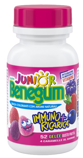 BENEGUM J IMMUNO + RICARICA FRUTTI ROSSI 156 G - Farmacia Mortise