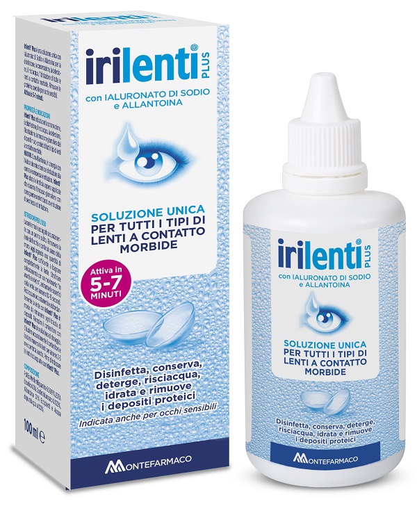 SOLUZIONE UNICA PER LENTI A CONTATTO IRILENTI 100 ML - Farmacia Mortise