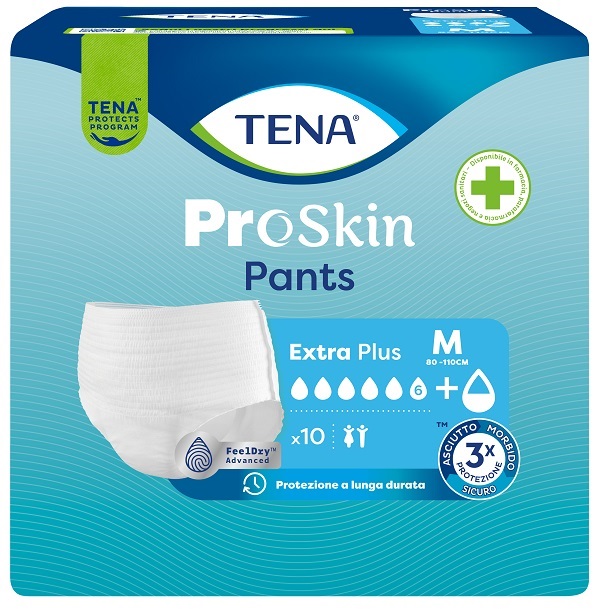 TENA PANTS EXTRA PLUS M 10 PEZZI - Farmacia Mortise