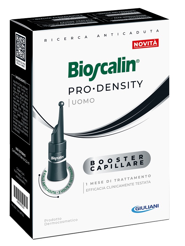 BIOSCALIN PRO DENSITY UOMO BOOSTER CAPILLARE 8 FIALE X 2,5ML - Farmacia Mortise
