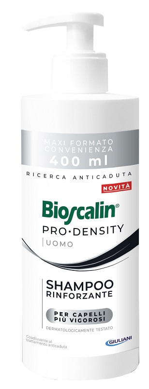 BIOSCALIN PRO DENSITY UOMO SHAMPOO RINFORZANTE 400 ML - Farmacia Mortise