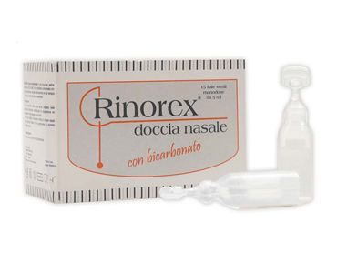 RINOREX DOCCIA AEROSOL BICARBONATO 15 FIALE 5 ML - Farmacia Mortise