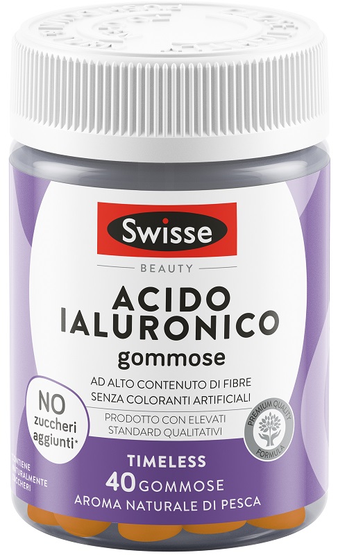 SWISSE ACIDO IALURONICO 40 GOMMOSE - Farmacia Mortise