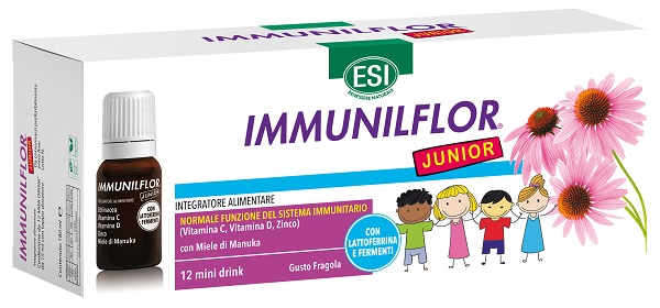 ESI IMMUNILFLOR MINI DRINK JUNIOR 12 MINI DRINK - Farmacia Mortise