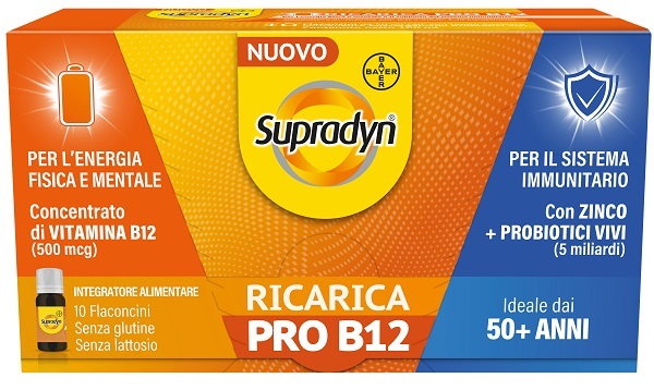 SUPRADYN RICARICA PRO B12 10 FLACONCINI - Farmacia Mortise
