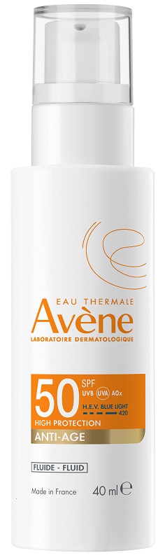 EAU THERMALE AVENE SOLARE FLUIDO ANTI-ETA' SPF 50 40 ML - Farmacia Mortise
