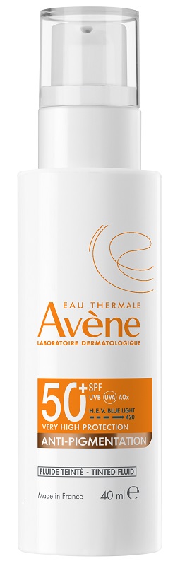 EAU THERMALE AVENE SOLARE FLUIDO COL ANTIMACCHIE SPF 50+ 40 ML - Farmacia Mortise