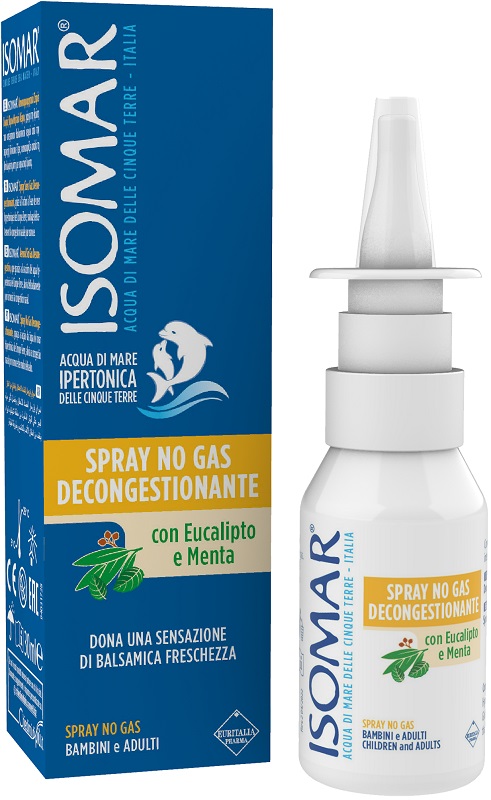 SPRAY NO GAS DECONGESTIONANTE ISOMAR 30 ML - Farmacia Mortise