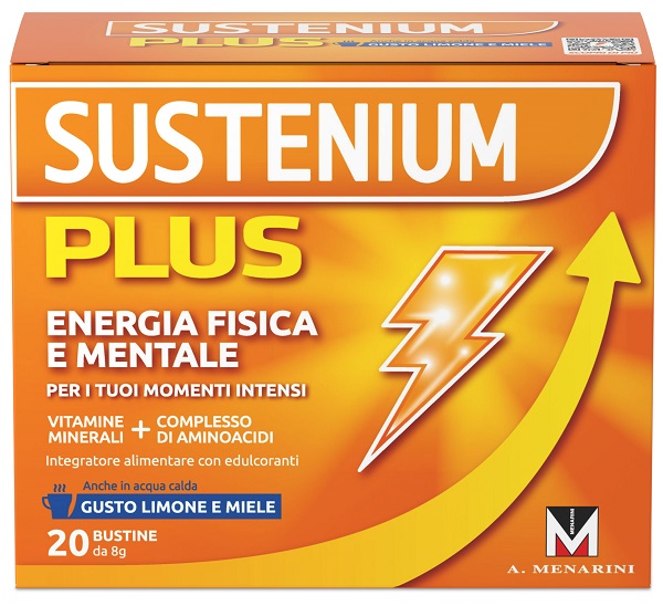 SUSTENIUM PLUS LIMONE E MIELE 20 BUSTINE DA 8 G - Farmacia Mortise