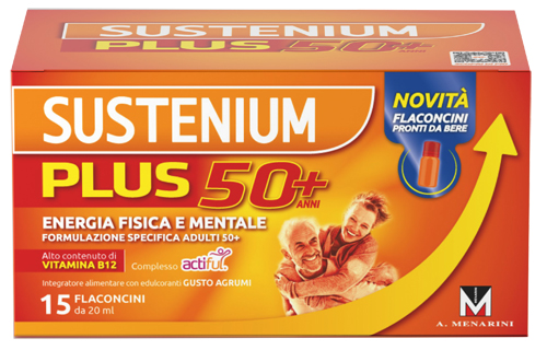 SUSTENIUM PLUS 50+ 15 FLACONCINI - Farmacia Mortise