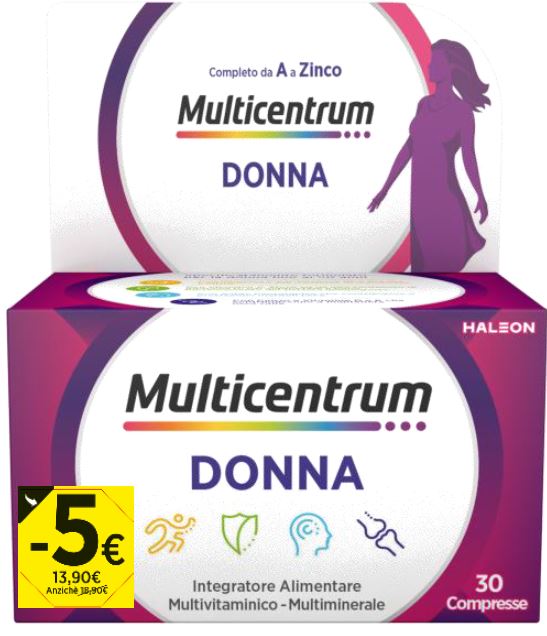 MULTICENTRUM DONNA 30 COMPRESSE PROMO 2026 - Farmacia Mortise