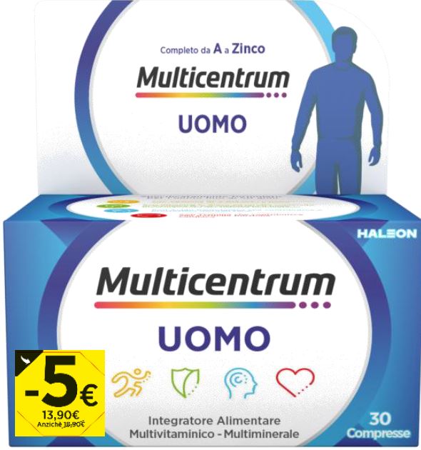 MULTICENTRUM U 30 COMPRESSE PROMO 2026 - Farmacia Mortise